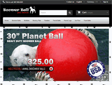 Tablet Screenshot of boomerball.com